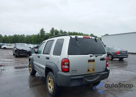 2006 Jeep Liberty Sport из США, поврежденный, VIN 1J4GL48K36W253512